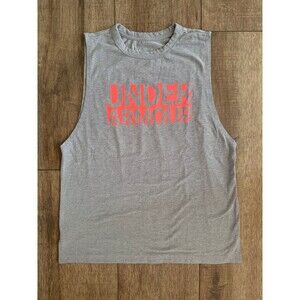 Under Armour HeatGear Gray Muscle Tank Top Medium